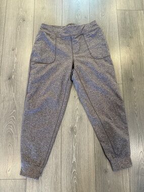 JoyLab Heathered Brown Track Joggers